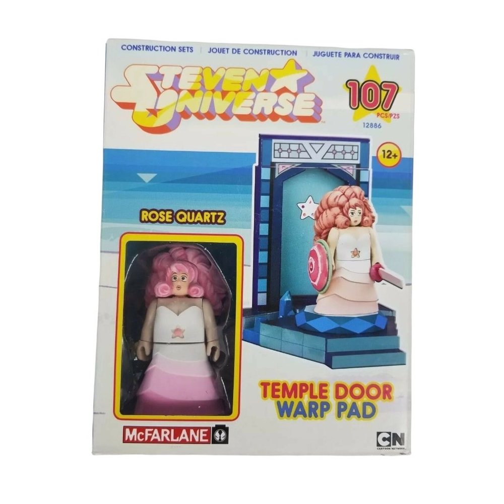 Steven Universe Rose Quartz Temple Door Warp Pad Building Set McFarlane New